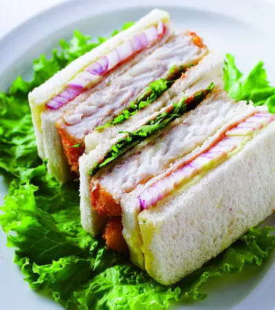 酥炸魚排三明治