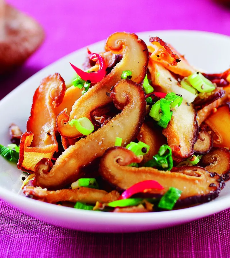 鮮菇蒜味椒鹽片