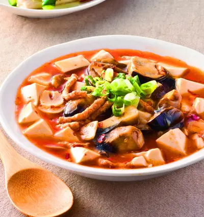 素麻婆豆腐