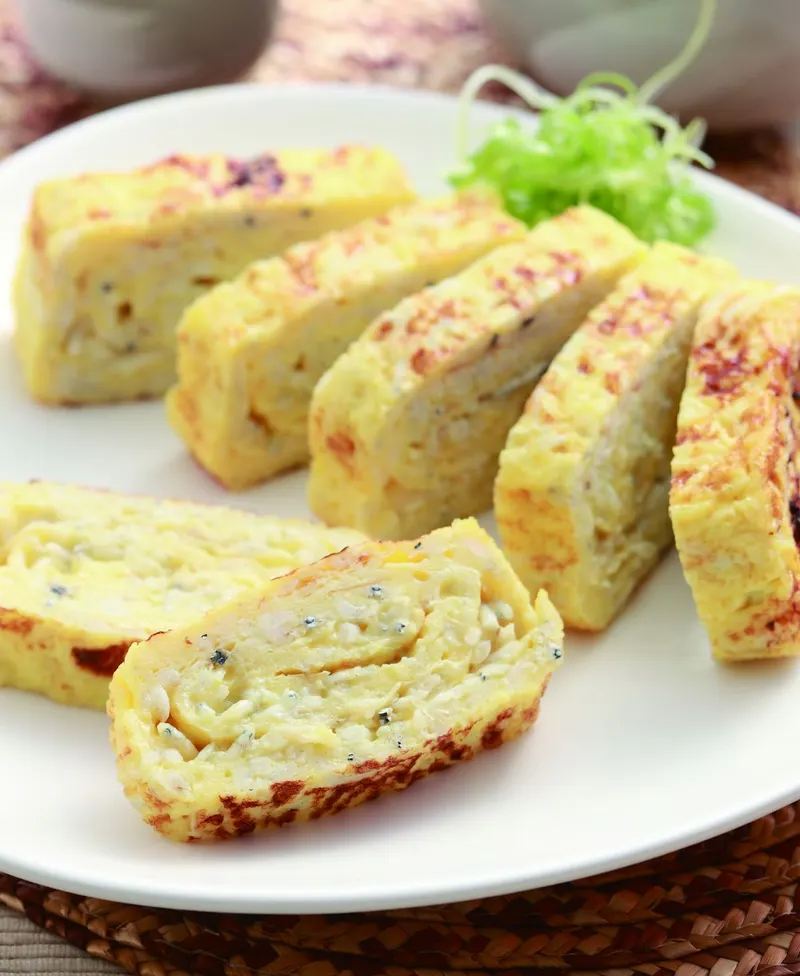吻仔魚厚蛋燒