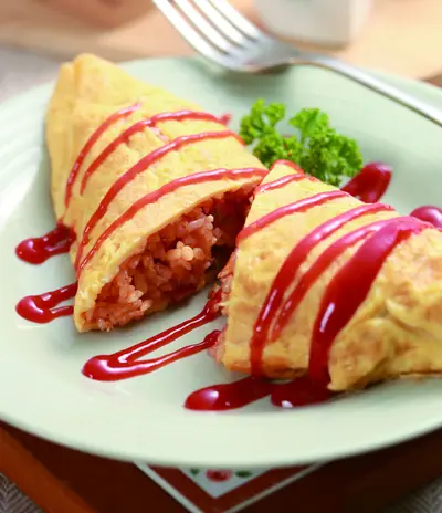 蛋皮蛋包飯