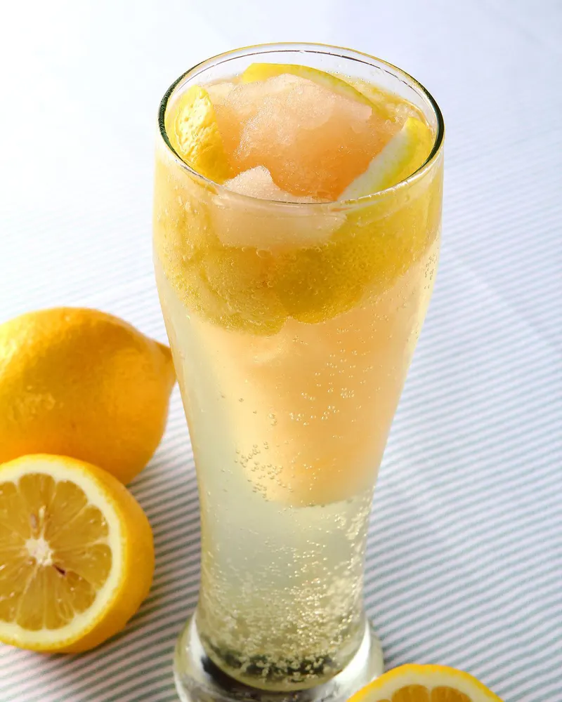 檸檬氣泡茶冰沙