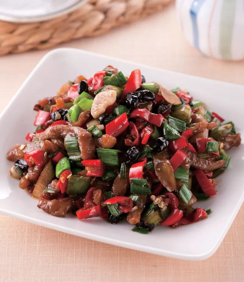 豆鼓炒辣椒