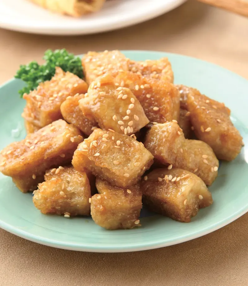 蜜汁烤麩