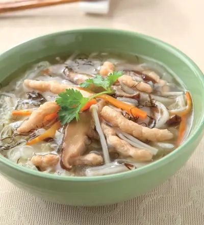 髮菜素肉羹
