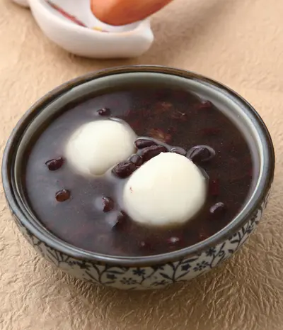 麻糬紅豆湯