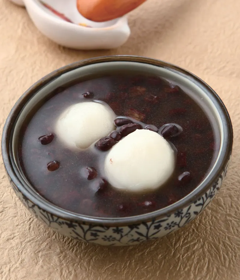 麻糬紅豆湯