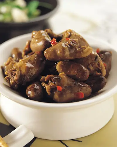 香辣滷雞心