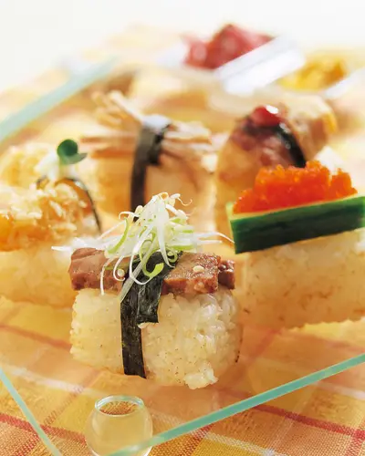 厚四方煎飯糰