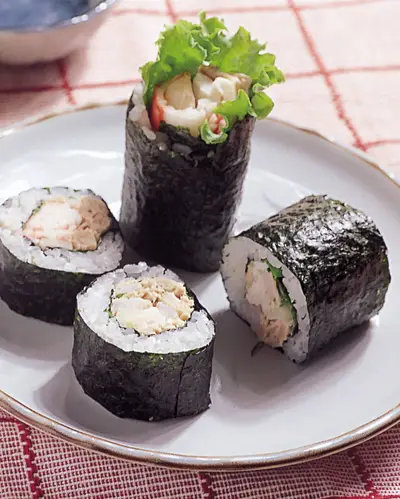 鮪魚蟹肉沙拉卷