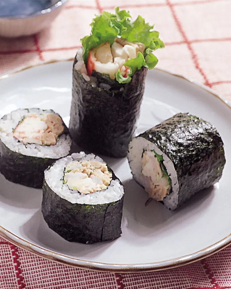 鮪魚蟹肉沙拉卷