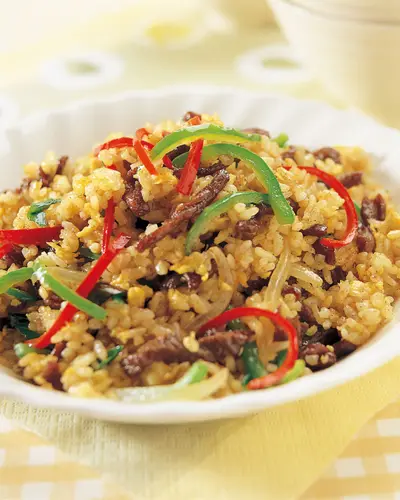 青椒牛柳炒飯