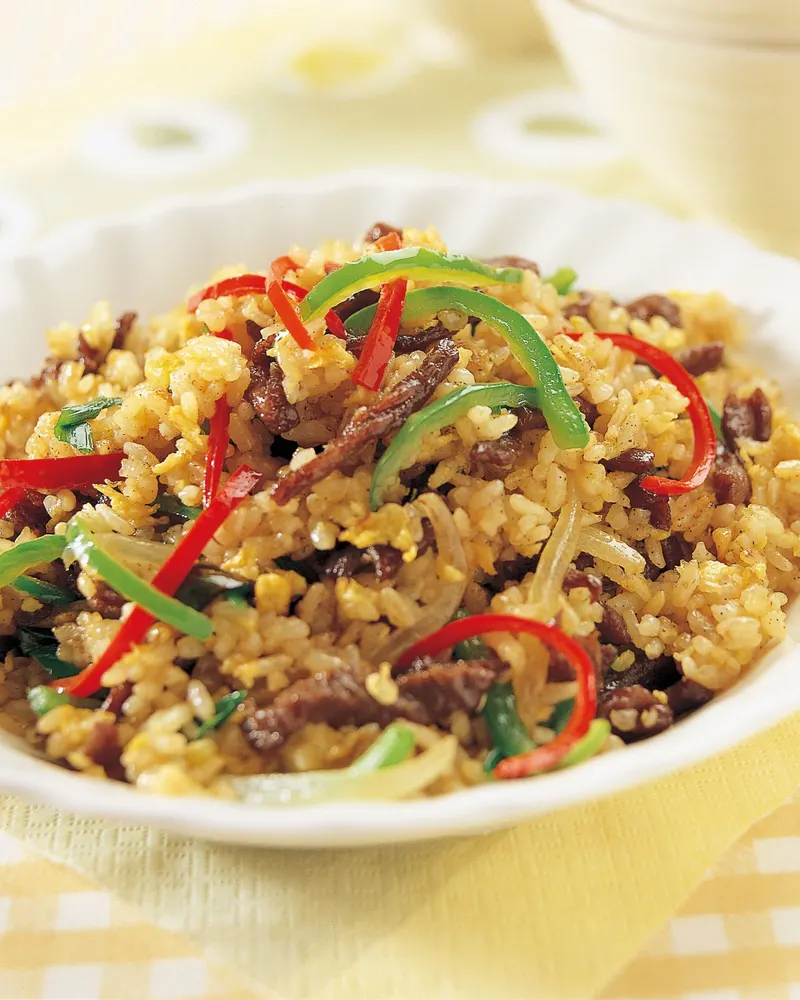 青椒牛柳炒飯
