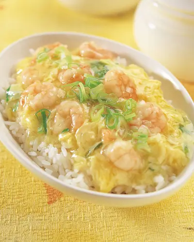滑蛋蝦仁燴飯(2)