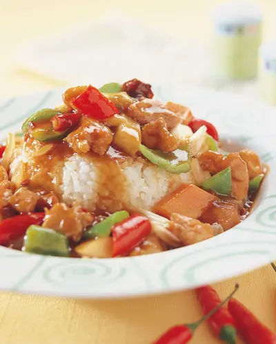 宮保雞丁燴飯