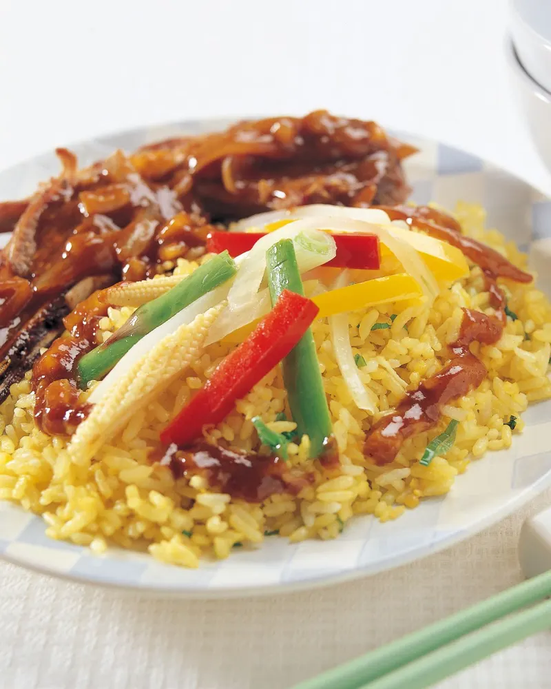 沙茶羊排燴飯
