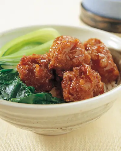 醋溜丸子丼
