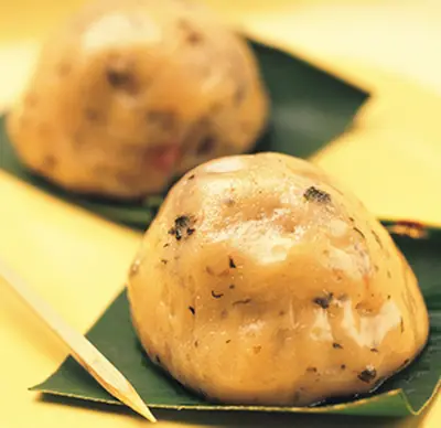 茶葉紅豆粿