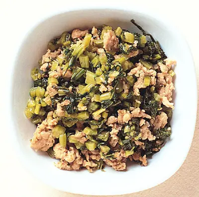 雪菜肉末