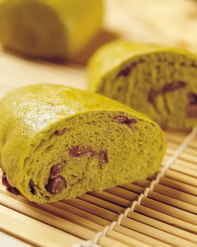 抹茶蜜豆饅頭