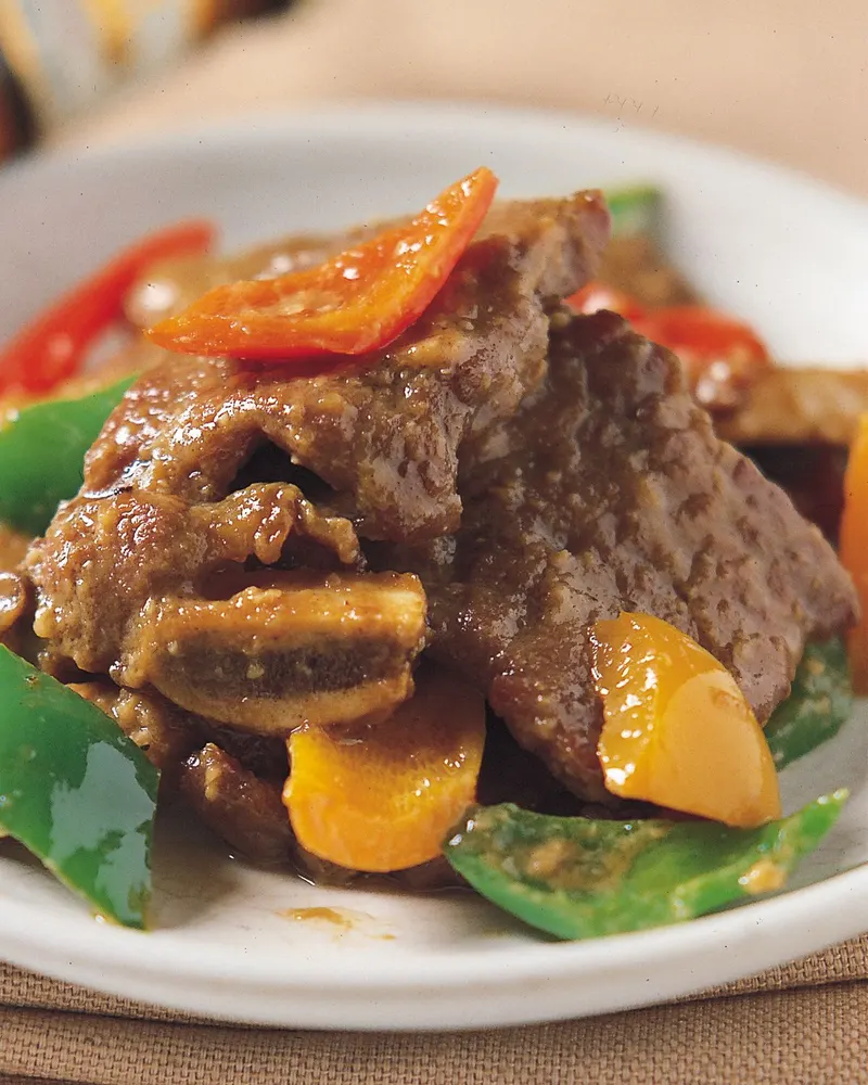 蒜味牛小排