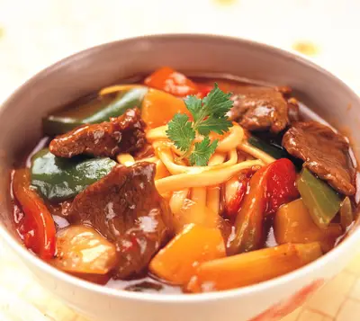 醋酸牛肉羹麵