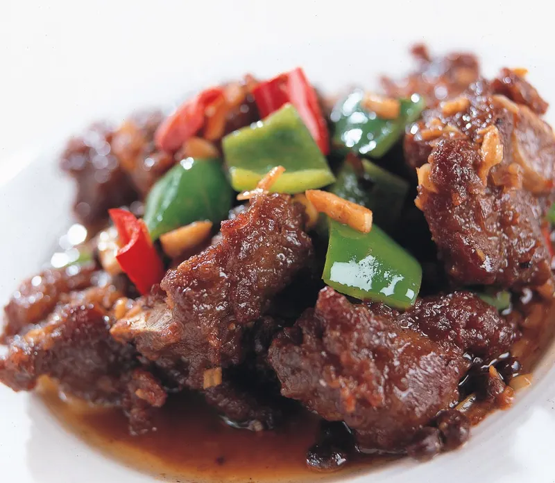 鼓椒炒排骨