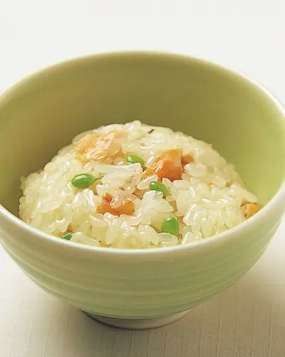 鮭魚蒸飯