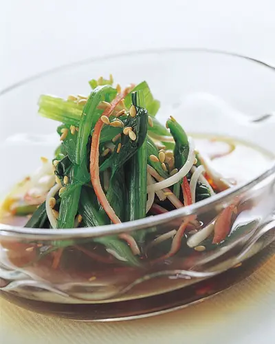 冷拌蟹肉菠菜