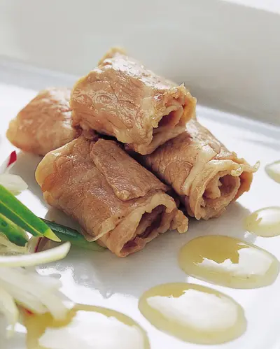 涮牛肉橙醋凍沙拉