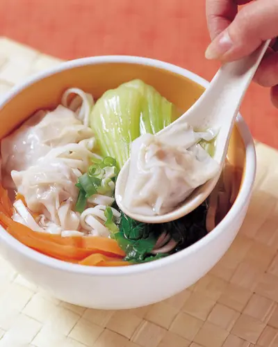 鮮蝦餛飩麵