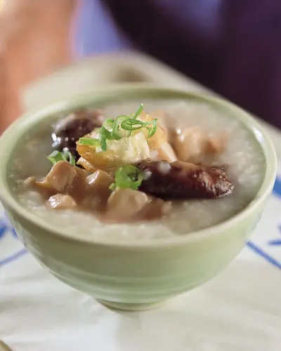 香菇雞球粥