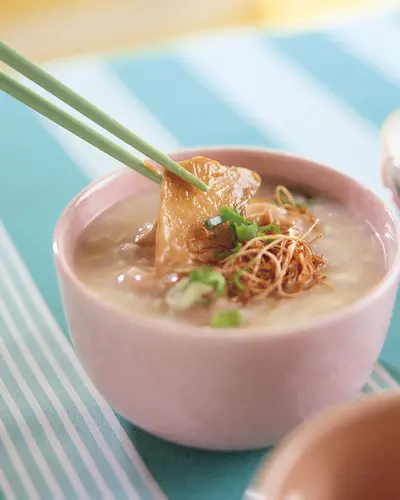 鮑魚雞肉粥