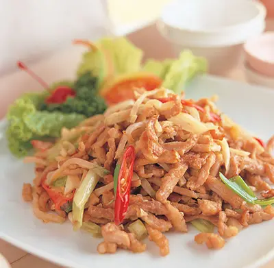 榨菜肉絲
