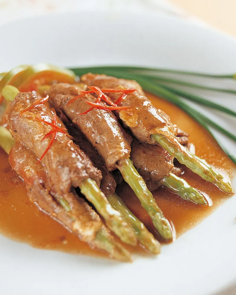 蘆筍牛肉卷