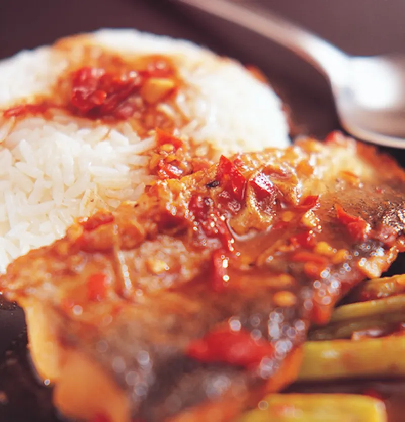 酸辣魚飯