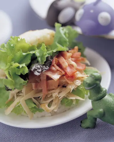 培根牛蒡米堡