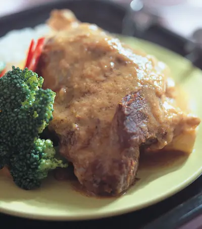 烤羊膝飯