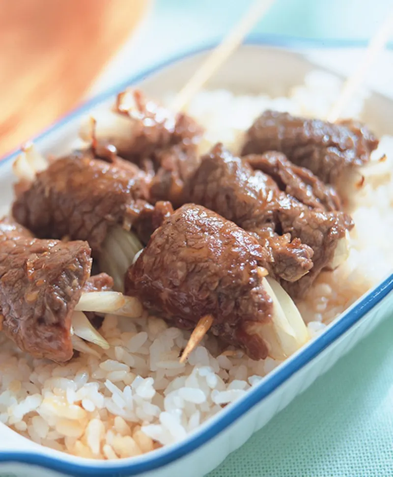 五香烤牛肉捲飯