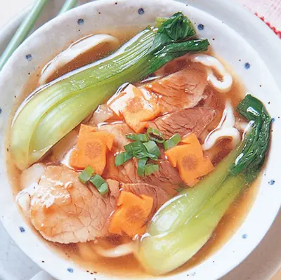 蠔油肉片湯麵