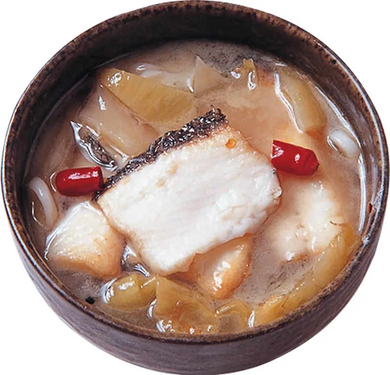 酸菜魚片湯麵