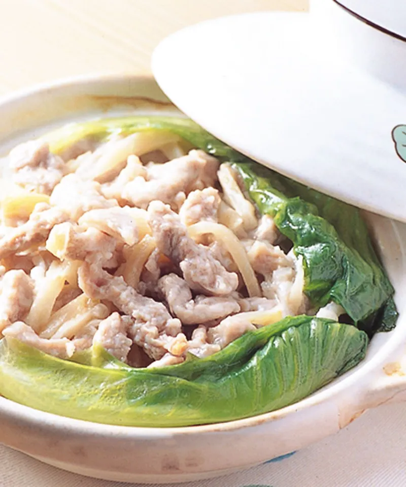 榨菜肉絲煲飯