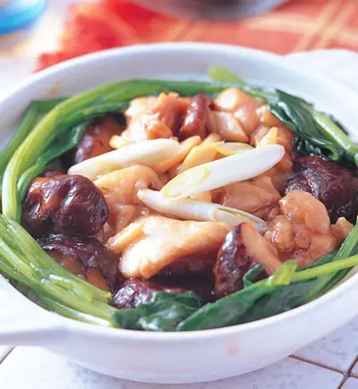 香菇滑雞煲飯(1)