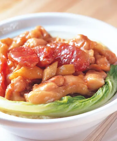 臘腸雞煲飯