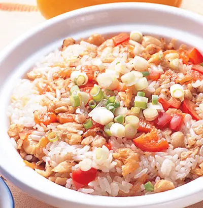 蝦米菜脯煲飯