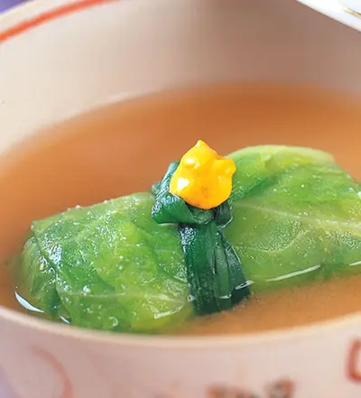高麗菜捲味噌湯