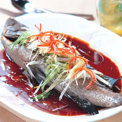 清蒸石斑魚