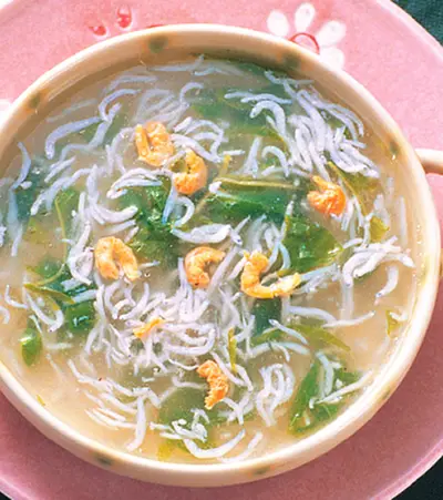 莧菜吻仔魚羹