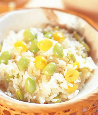 毛豆銀杏飯