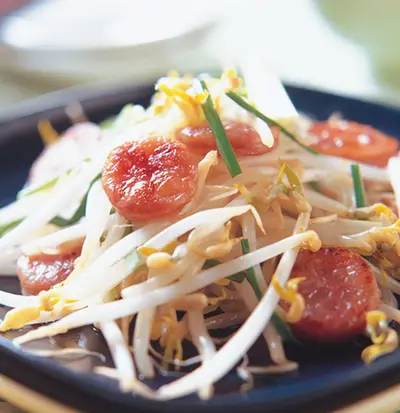 香腸炒豆芽
